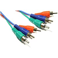 BeMatik - Cable Vídeo RGB 3xRCA (M-M) 3 Metros